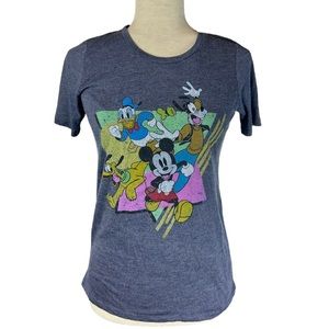 Retro style Disney Mickey Mouse, Donald Duck and Goofy T-Shirt Size Small​